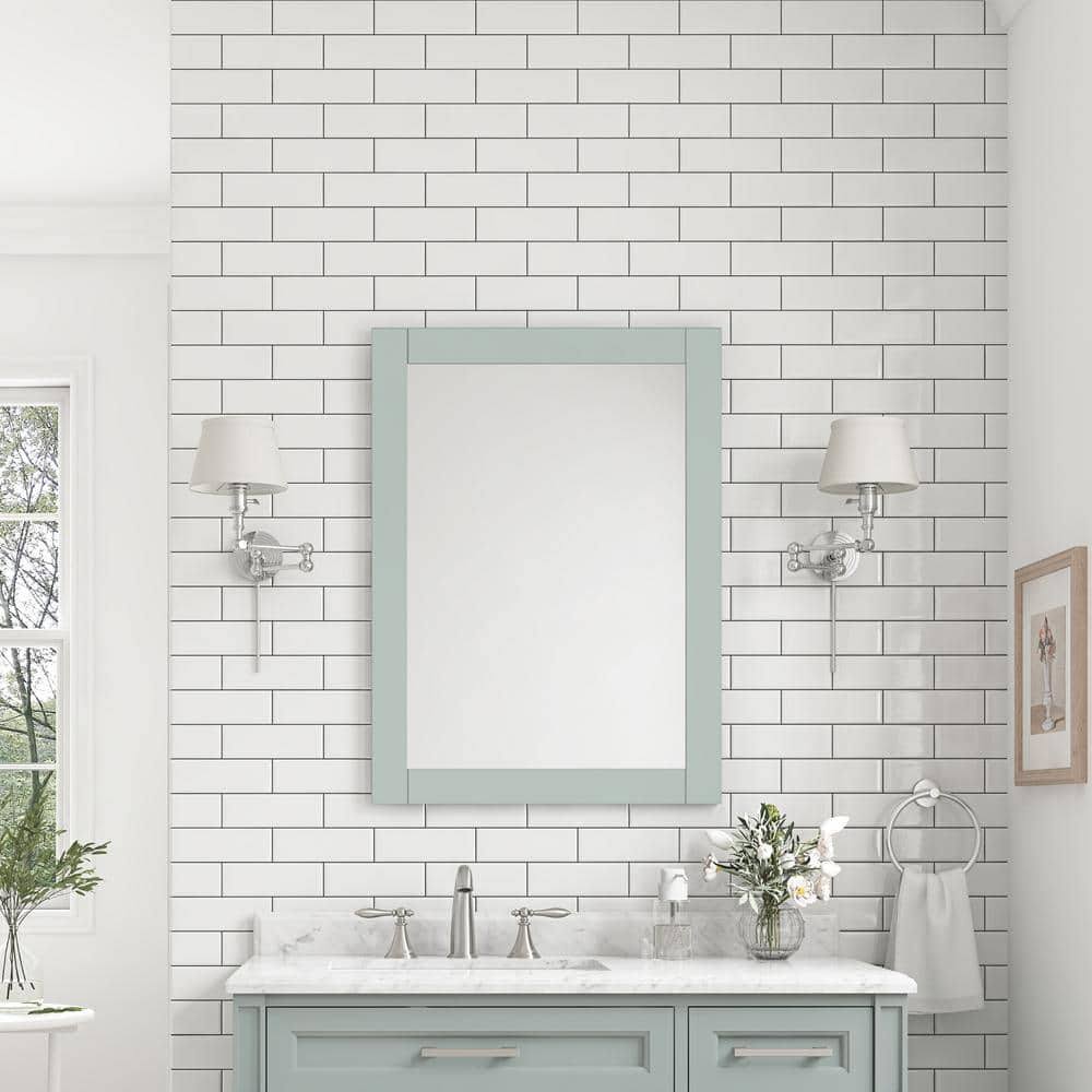 Home Decorators Collection Caville 24 in. W x 32 in. H Rectangular Framed Wall Mount Bathroom Vanity Mirror - Product image 1