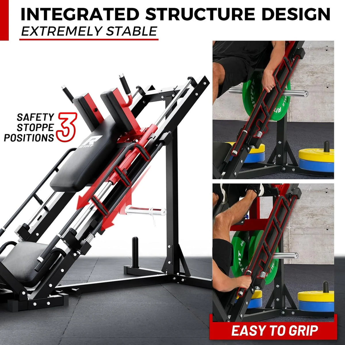 Ritfit Leg Press Hack Squat Machine, Professional Adjustable Leg Press Machine for Home Gym with Linear - Product image 26