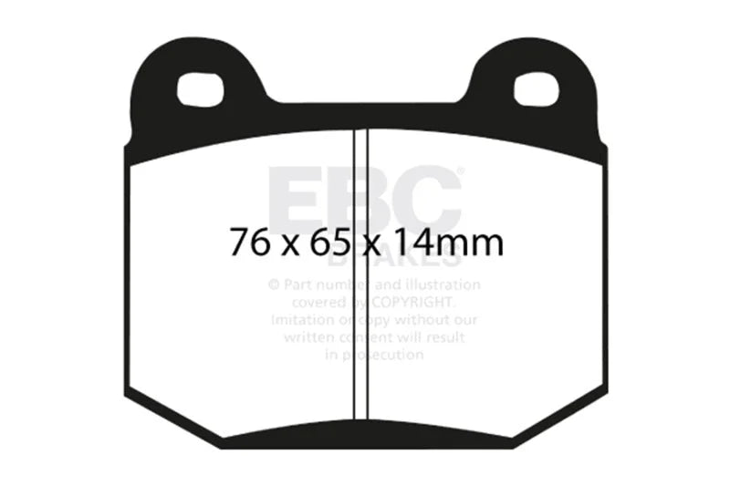 EBC - Rear Yellowstuff Pad PN DP41538R