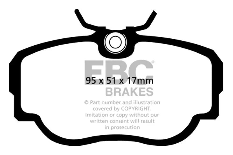 EBC - Front Yellowstuff Pad PN DP4779R