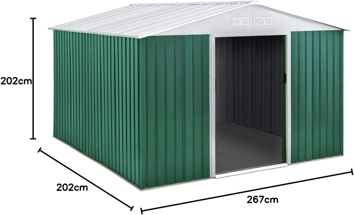 Rosas Metal Garden Shed - 7.06 M²