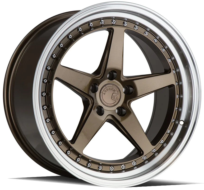 Aodhan DS05 19" 5x114.3 Bronze w/Machined Lip