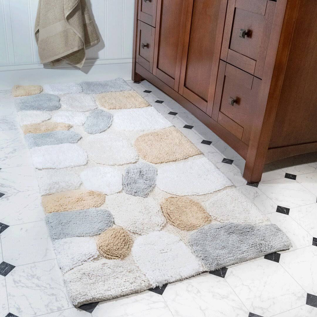 Ebern Designs Creline Bath Rug Color: Spa - Product image 1