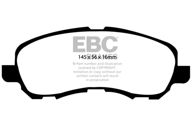 EBC - Front Yellowstuff Pad PN DP41614R