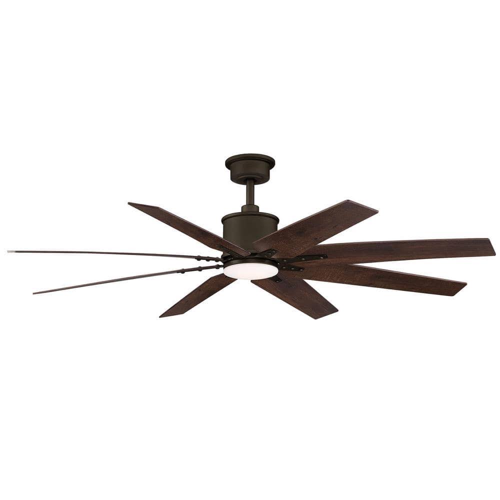 Home Decorators Collection YG915-EB Milbourne 60 in. Integrated LED Indoor Espresso Bronze Ceiling Fan with - Product image 1