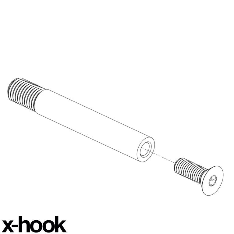 x-hook Mounting Shaft (Required) Porsche Cayman 981 | 14-16 (In stock)