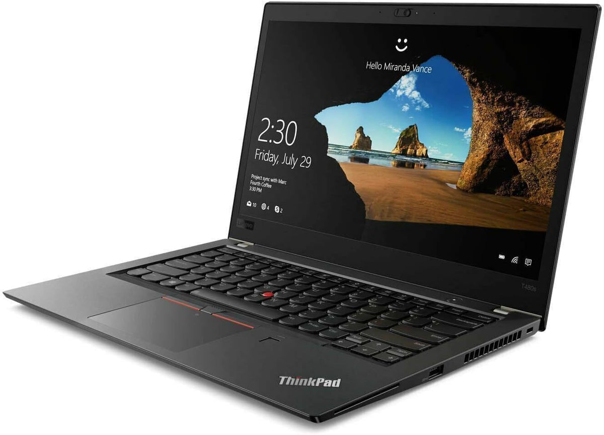 Lenovo ThinkPad T480s Business Laptop 14" FHD (1920 x 1080) Intel Core i7-8650U up to 4.2GHz DDR4 RAM 16GB SSD 512GB CAM Bluetooth Windows 11 Pro (Renewed)