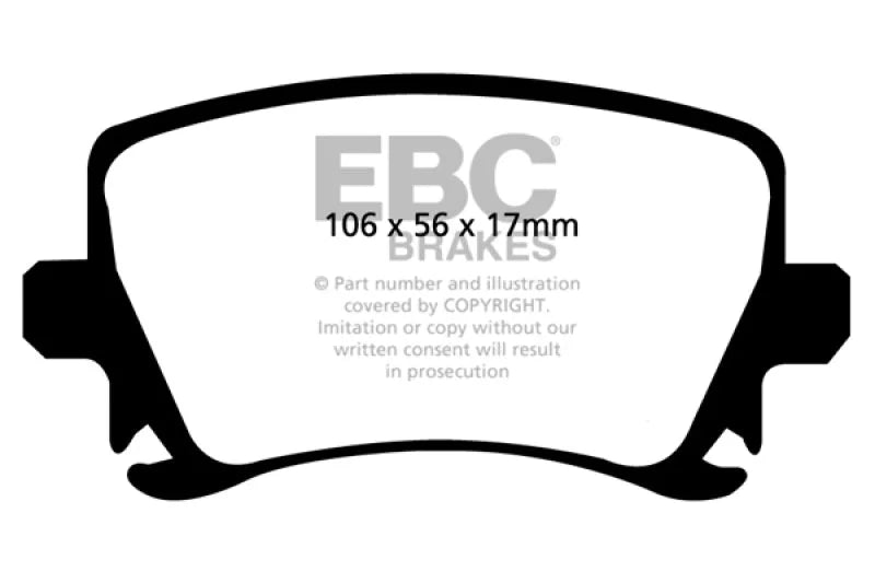 EBC - Rear Greenstuff Pad PN DP21518
