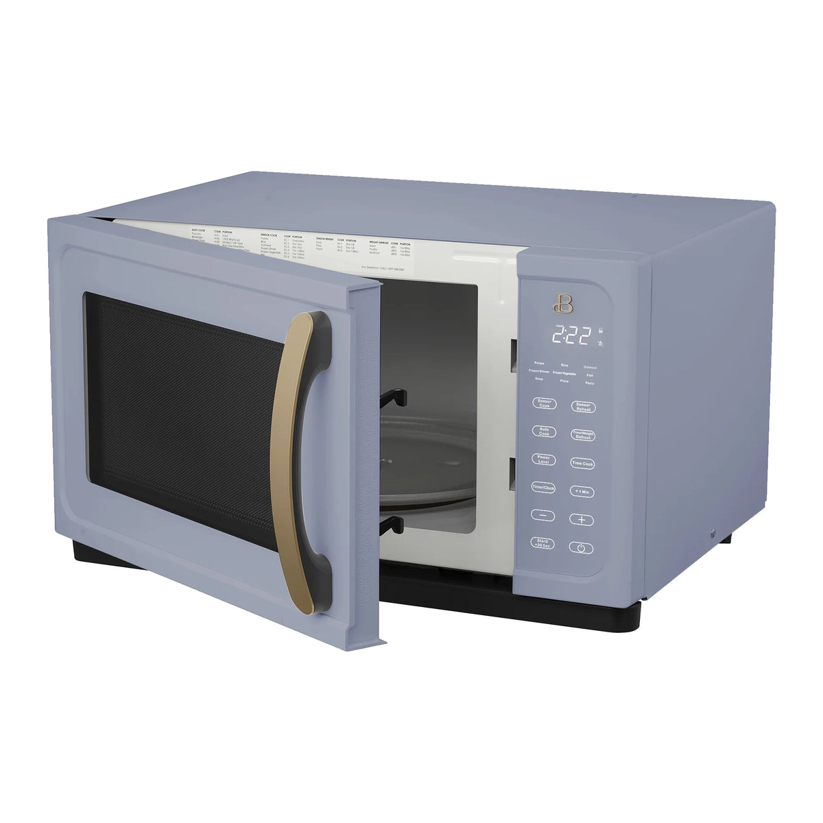 Beautiful 1.1 cu ft 1000 Watt, Sensor Microwave Oven, White Icing by Drew Barrymore, New - Product image 22