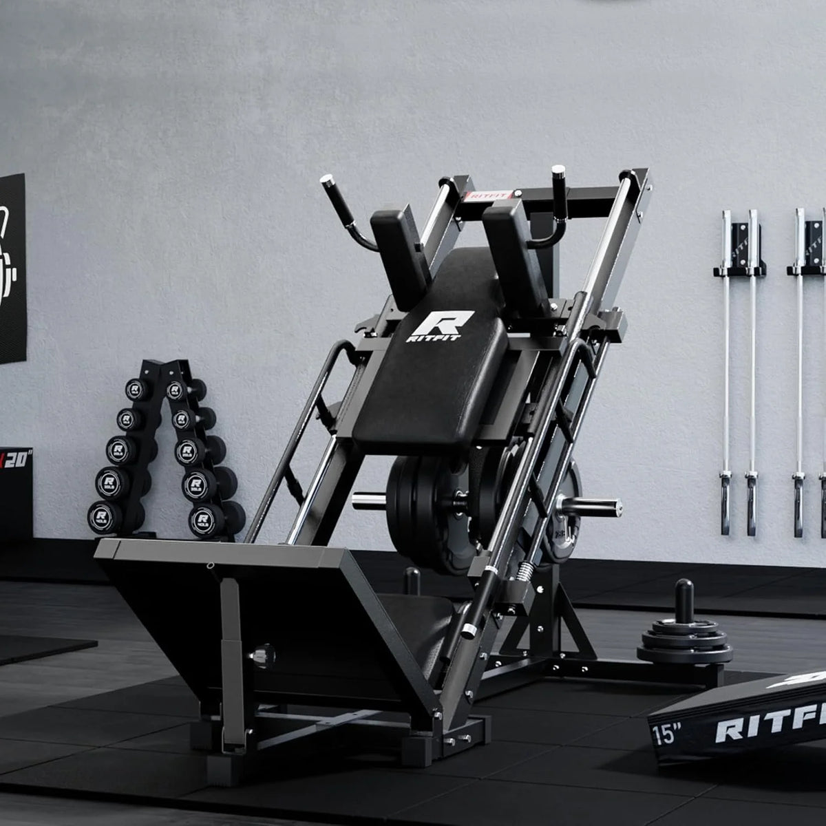 Ritfit Leg Press Hack Squat Machine, Professional Adjustable Leg Press Machine for Home Gym with Linear - Product image 15
