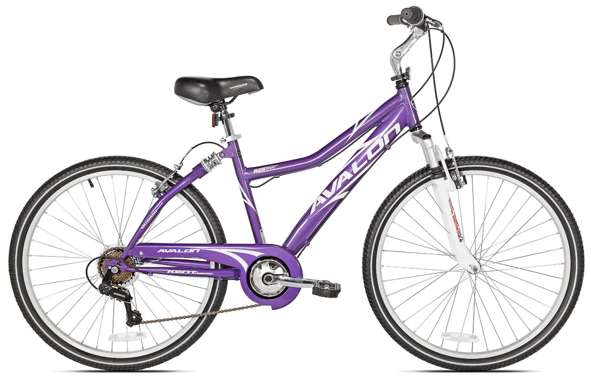 Kent Bicycle 26 In. Avalon Comfort Women'S Full Suspension Hybrid Bike, Purple - Product image 10