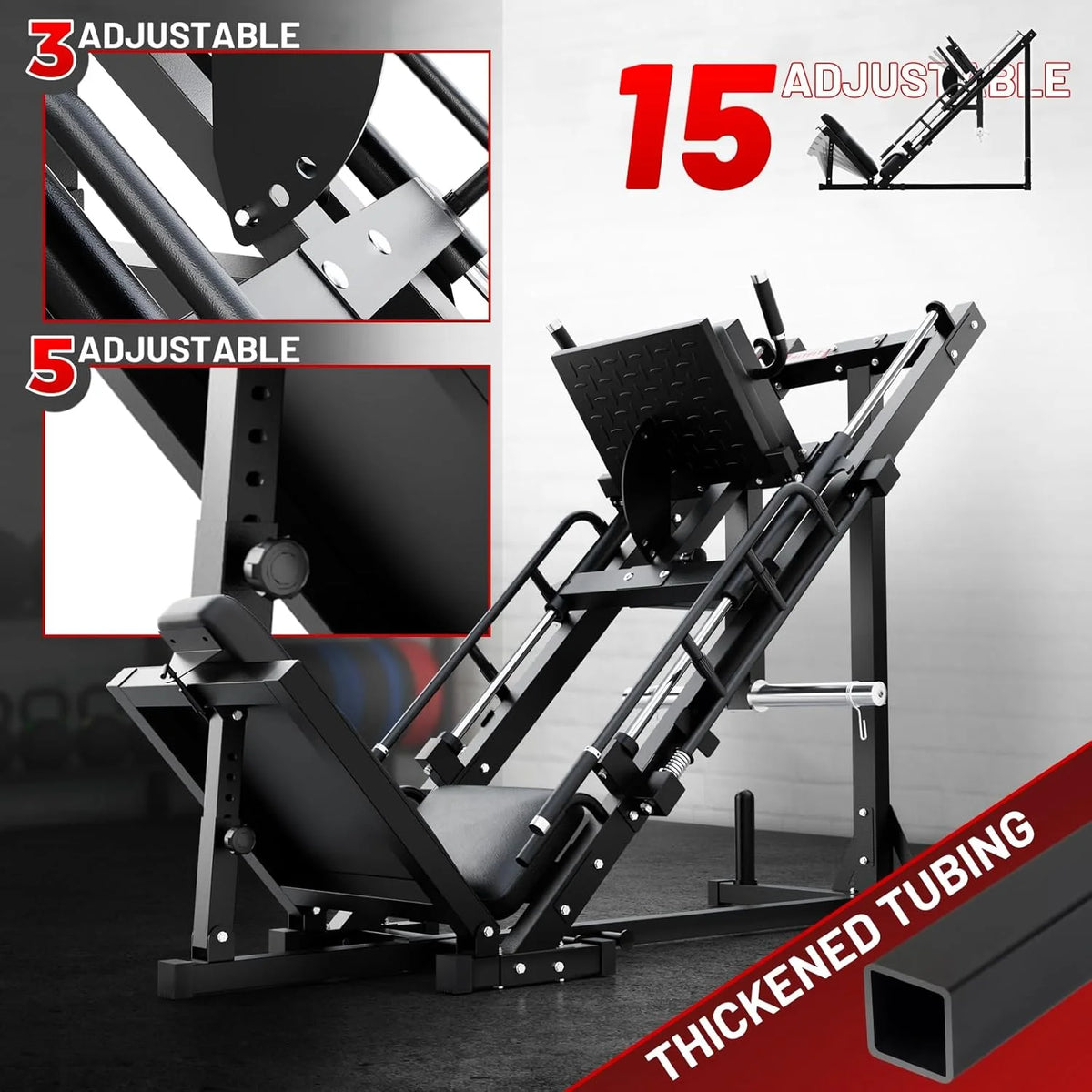 Ritfit Leg Press Hack Squat Machine, Professional Adjustable Leg Press Machine for Home Gym with Linear - Product image 17