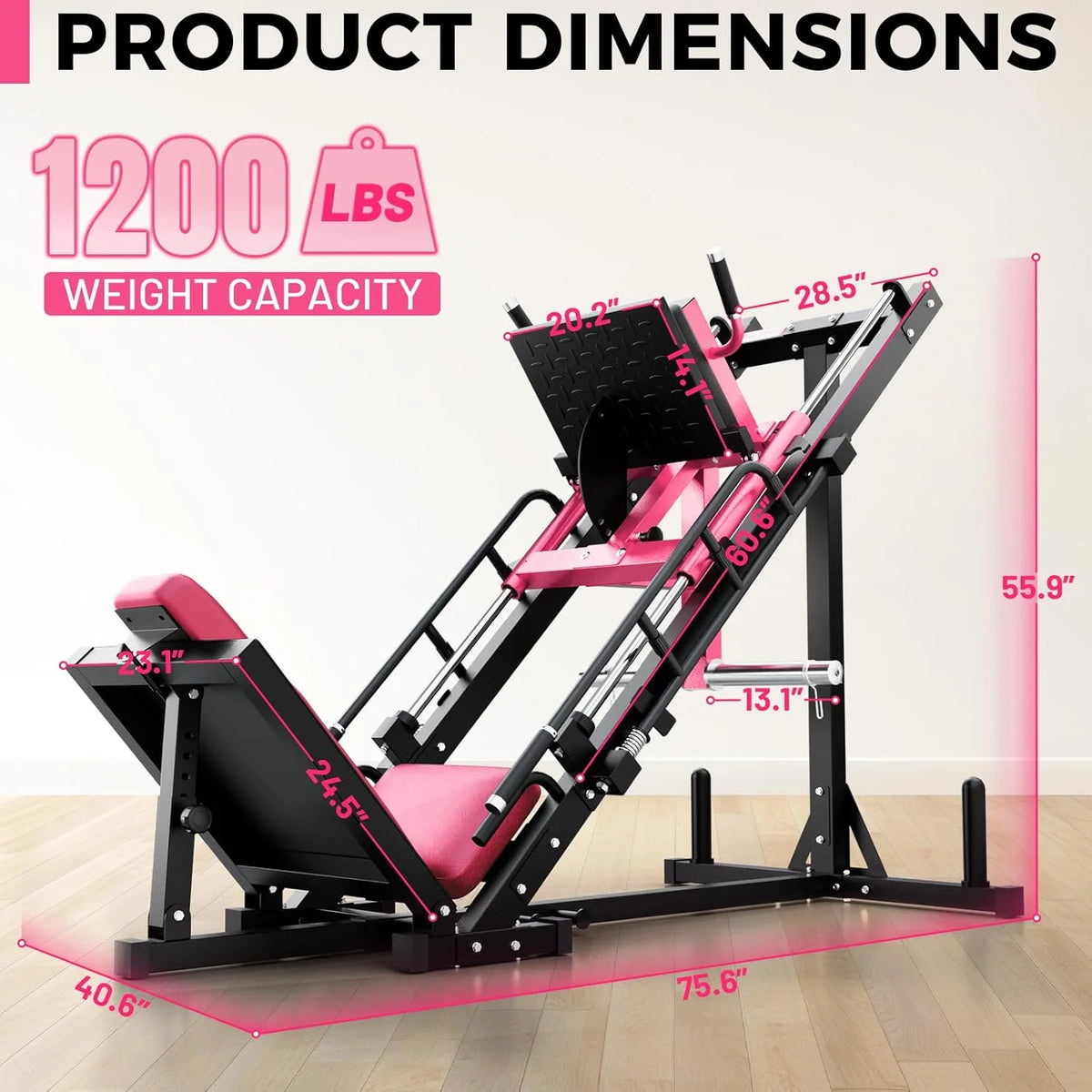 Ritfit Leg Press Hack Squat Machine, Professional Adjustable Leg Press Machine for Home Gym with Linear - Product image 9