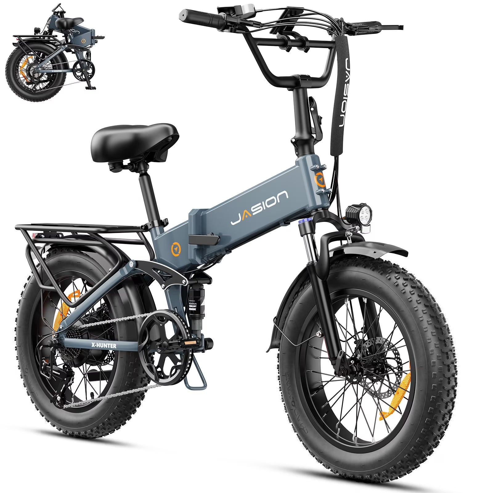 Jasion X - Hunter Electric Bike for Adults, 750W Motor Electric Bicycle with 48V 13AH Removable Battery - Product image 3