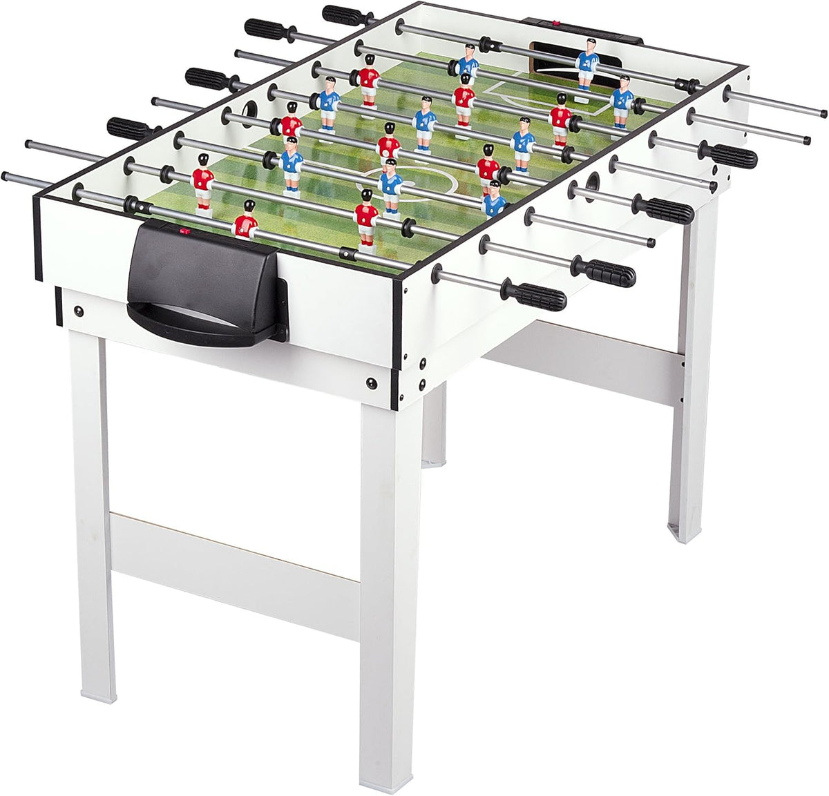 Leomark Table 4 Games in 1 - Billiards, foosball, Table Hockey and Ping-Pong Multifunction Playing Table Multigame table Dim: 120 x 61 x 82 (Height) cm