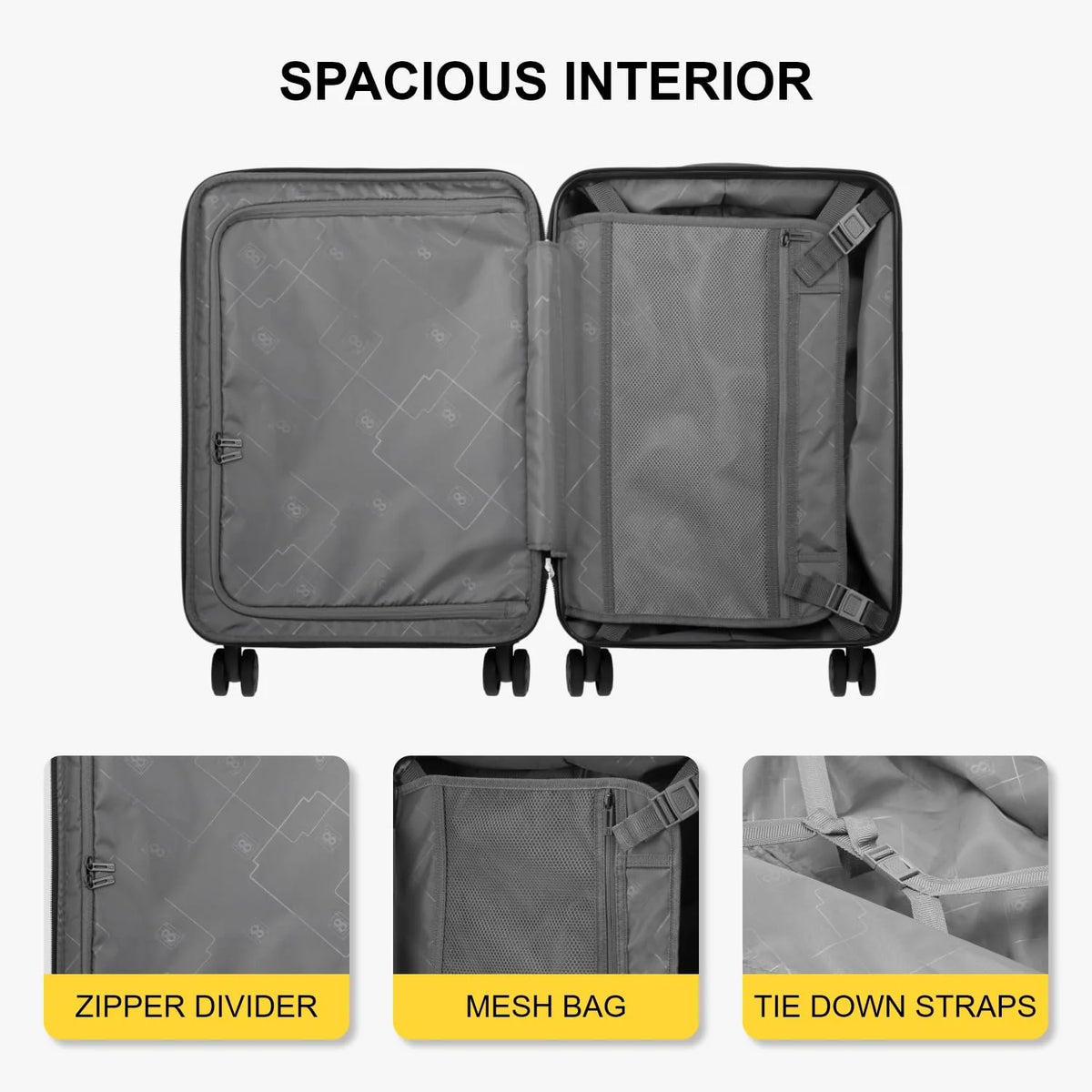 LEVEL8 Grace EXT 20 Carry On Luggage With Wheels - Product image 5