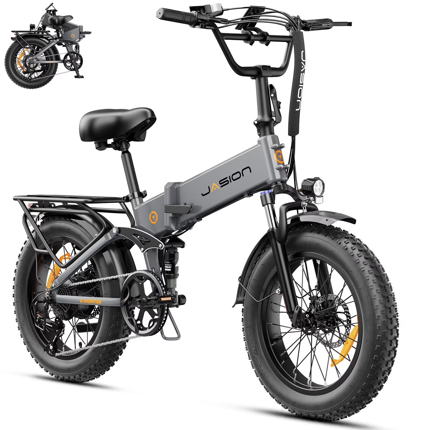 Jasion X - Hunter Electric Bike for Adults, 750W Motor Electric Bicycle with 48V 13AH Removable Battery - Product image 1