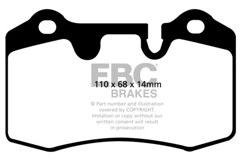 EBC - Rear Redstuff Pad PN DP31909C