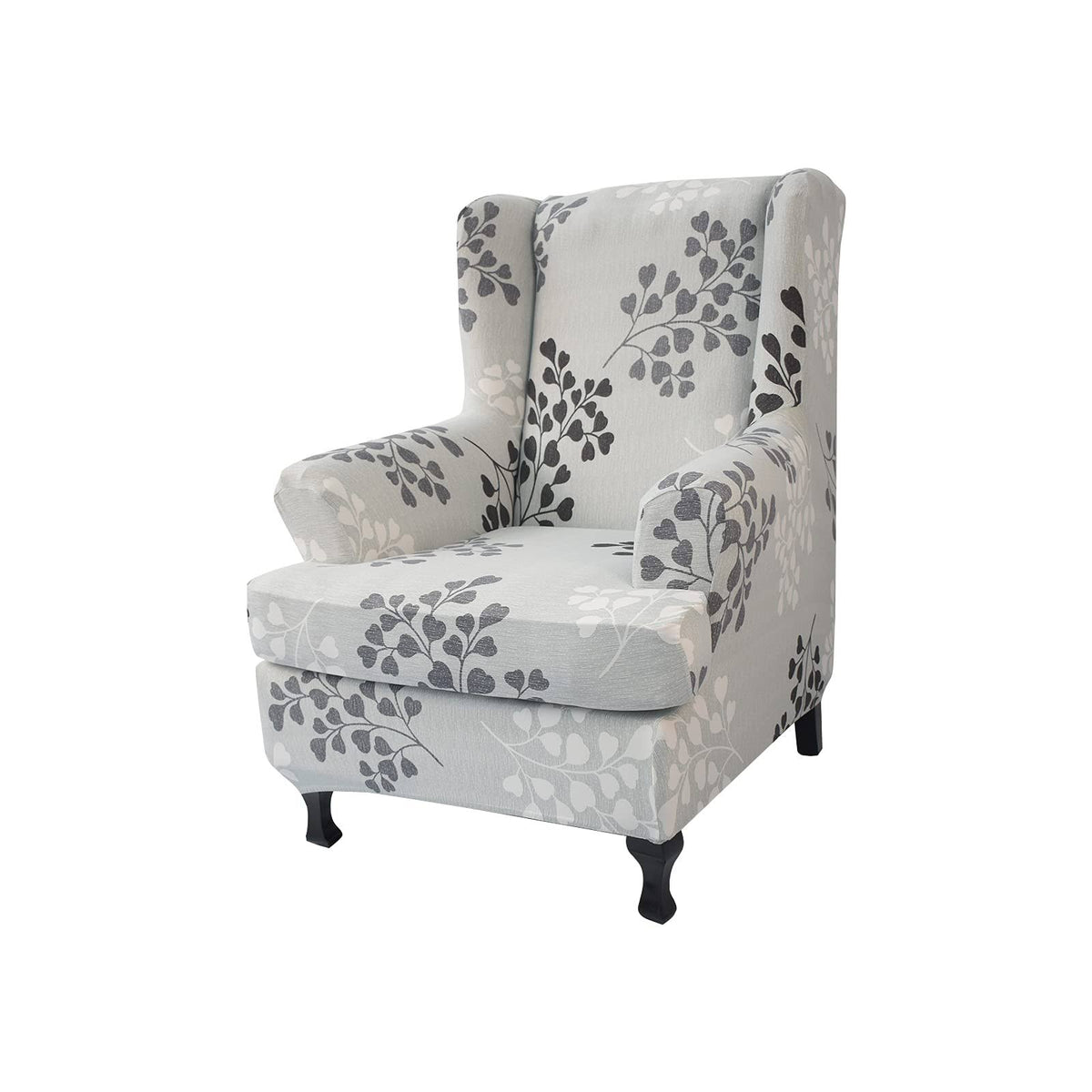 NILUOH Wing Chair Slipcovers 2 Pieces Stretch Spandex Wingback Chair Covers Sofa Slipcover Printing - Product image 1