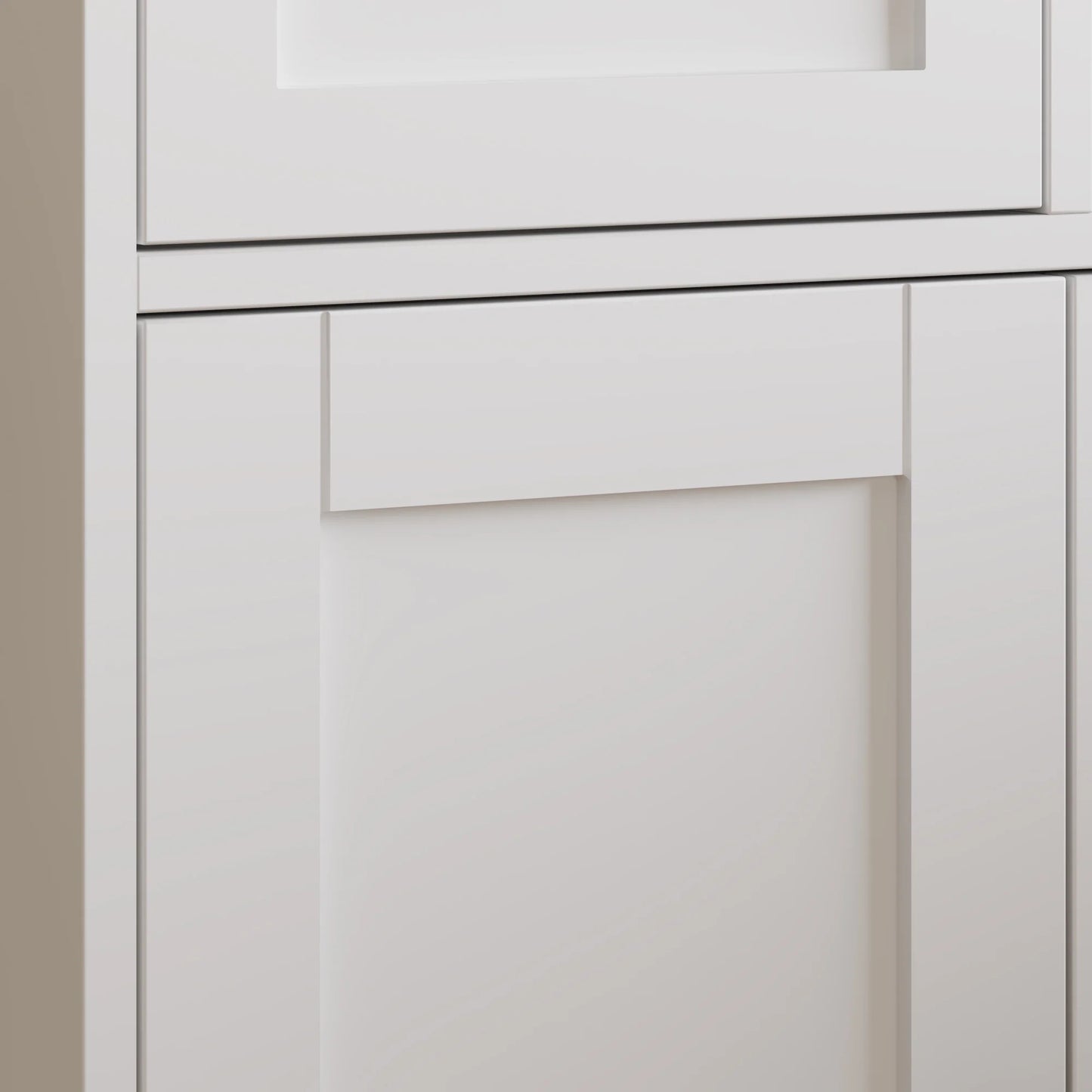 Ktaxon Wooden Bathroom Floor Cabinet with 4 Drawers & 1 Cupboard for Living Room Entryway, White - Product image 23