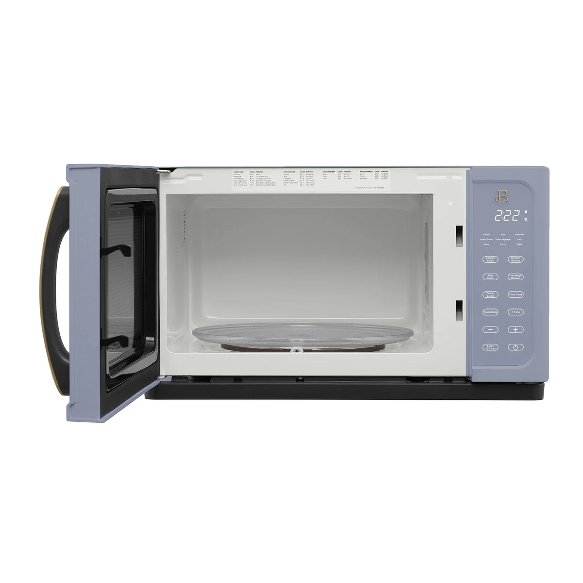 Beautiful 1.1 cu ft 1000 Watt, Sensor Microwave Oven, White Icing by Drew Barrymore, New - Product image 20