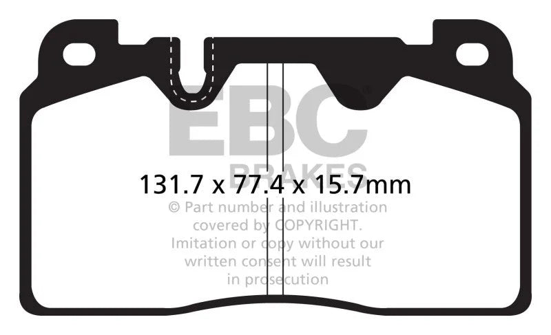 EBC - Front Greenstuff Pad PN DP22168