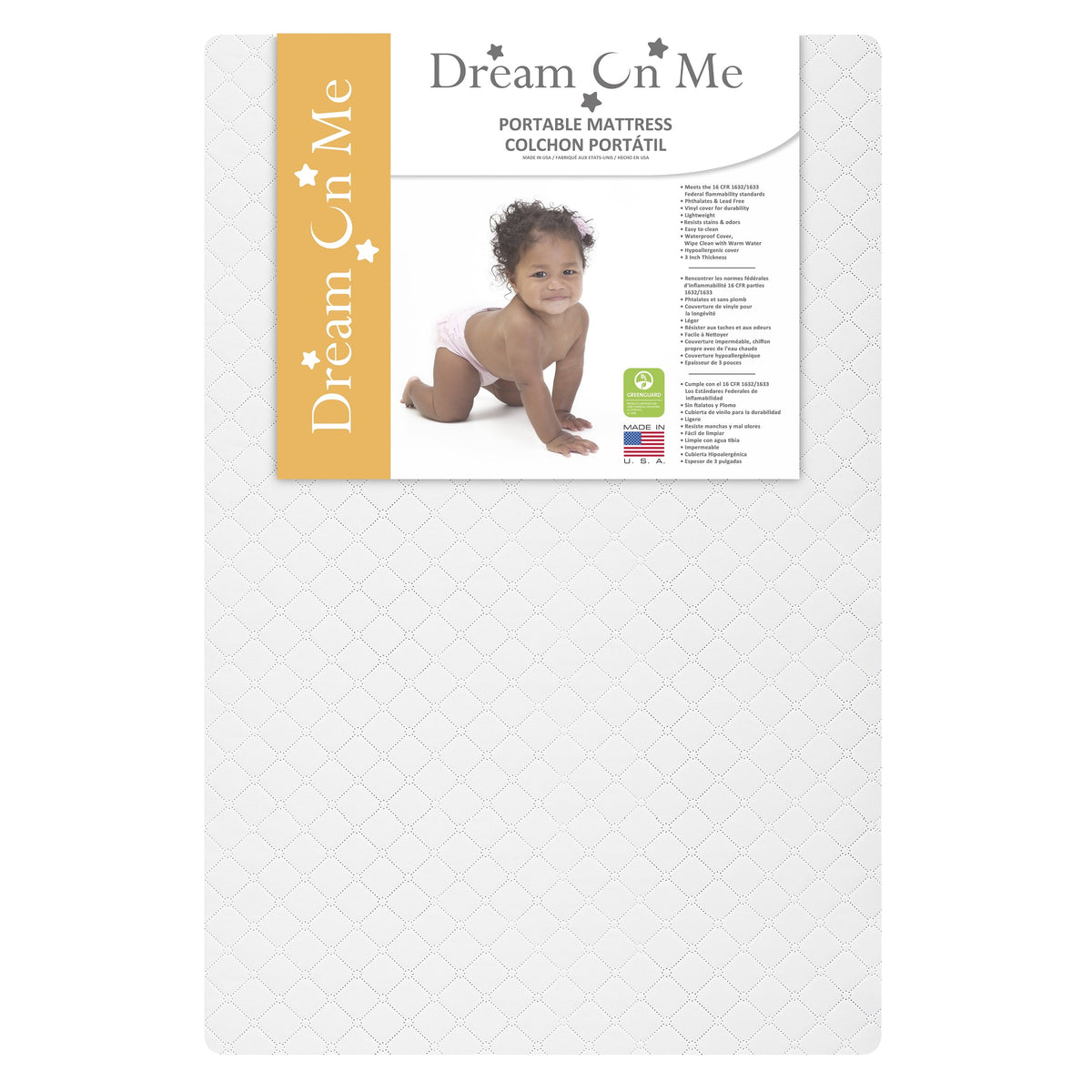 on Me. Sunset 3 Extra Firm Fiber Portable Crib Mattress - Product image 15