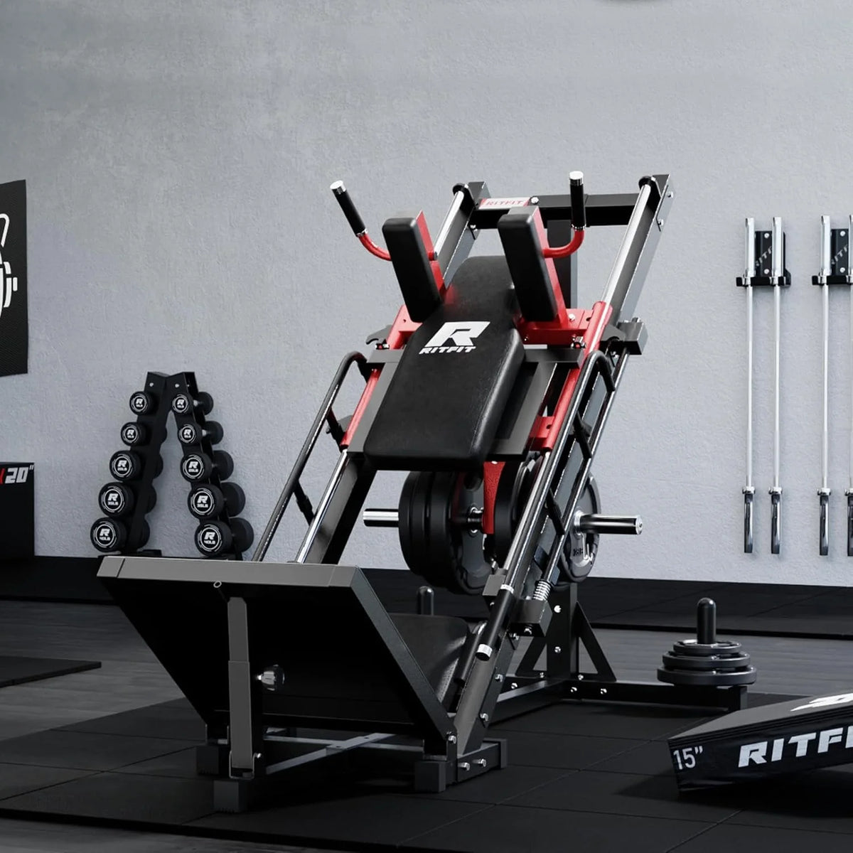 Ritfit Leg Press Hack Squat Machine, Professional Adjustable Leg Press Machine for Home Gym with Linear - Product image 20