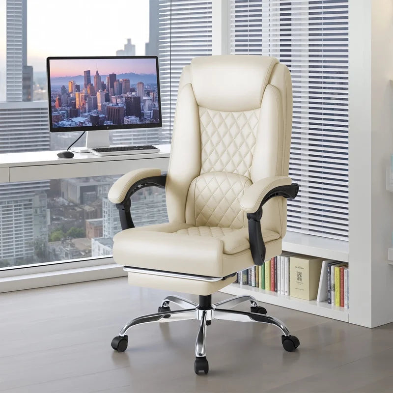 Homall Home Office Chair Adjustable Executive Leather Chair with Arms Ergonomic High Back Cushion Lumbar - Product image 11