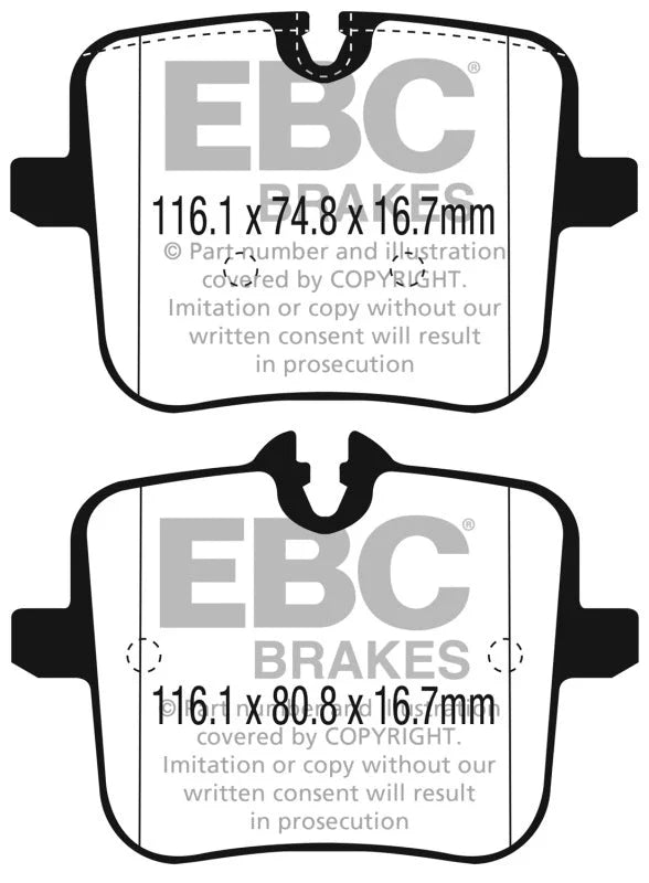 EBC - Rear Yellowstuff Pad PN DP42320R