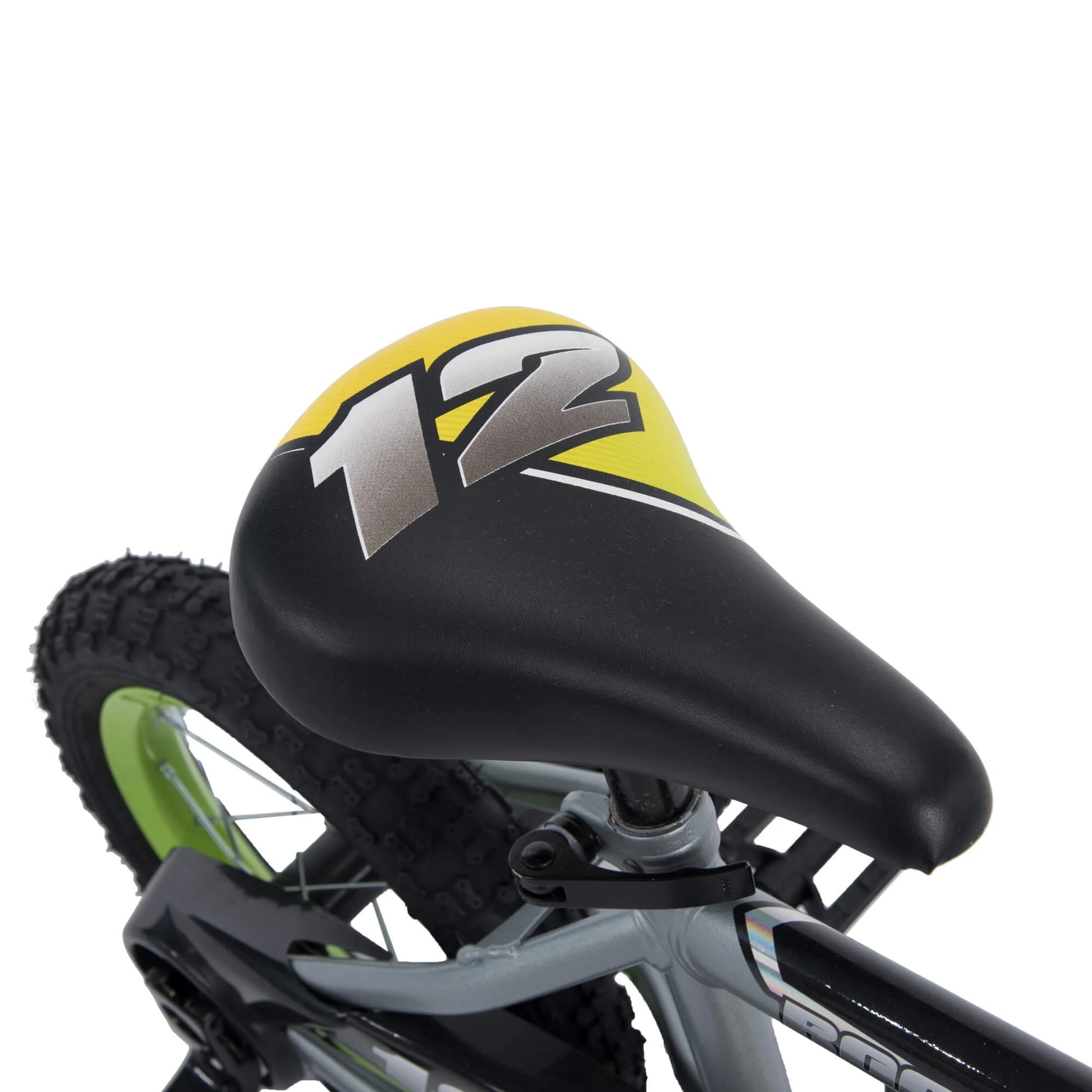 12 In. Rock It Boy Kids Bike, Grey Matte and Lime - Product image 6