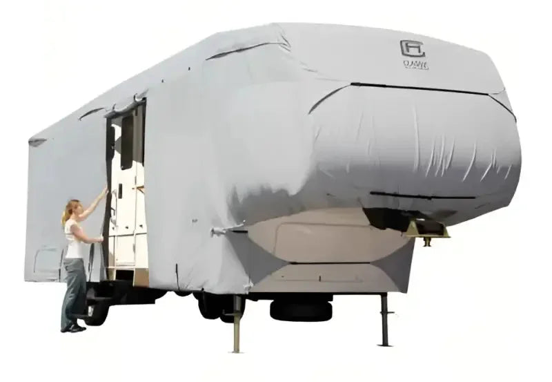 80-187-191001-00 Classic Accessories RV Cover For Fifth Wheel Trailers