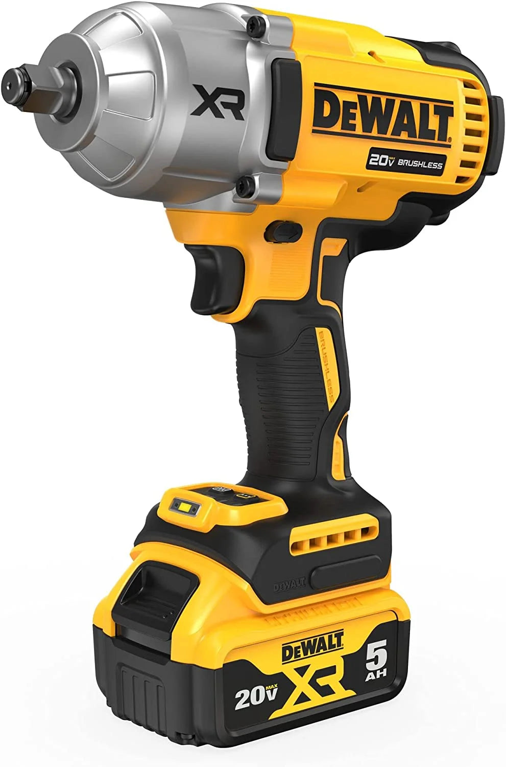DEWALT 20V MAX XR 1/2" High Torque Impact Wrench with Hog Ring Anvil Kit (DCF900P1) - Product image 2
