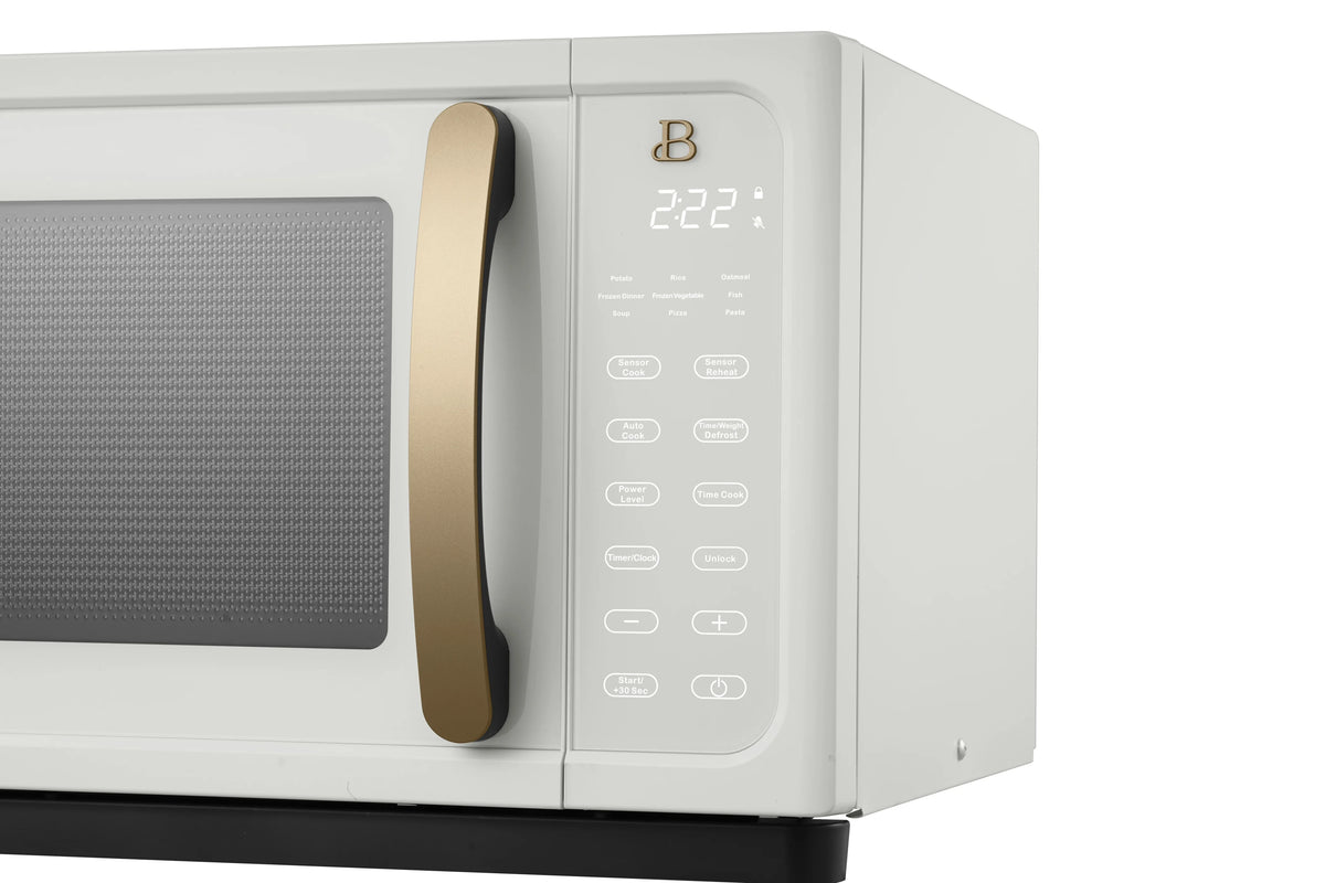 Beautiful 1.1 cu ft 1000 Watt, Sensor Microwave Oven, White Icing by Drew Barrymore, New - Product image 12