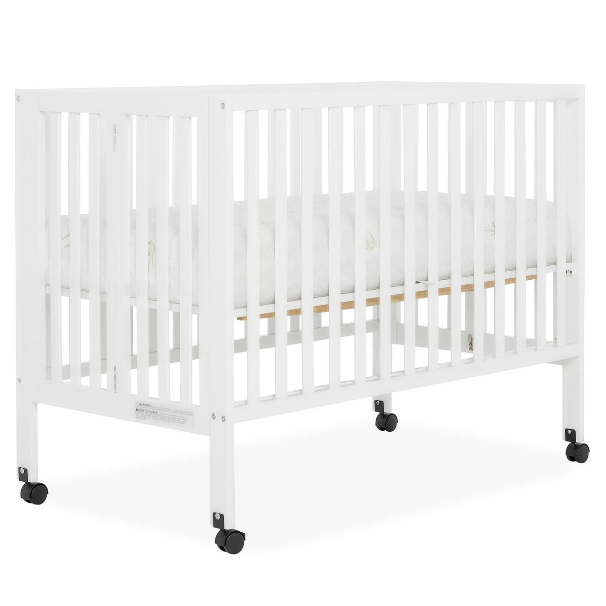 Dream on Me Quinn Full - Size Folding Crib. Removable Wheels. Modern Nursey. Adjustable Mattress Support - Product image 11