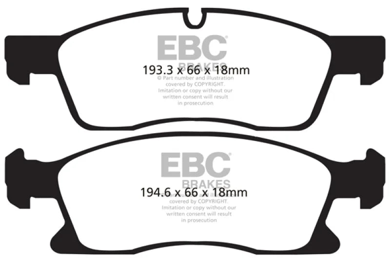 EBC - Front Greenstuff Pad PN DP61871