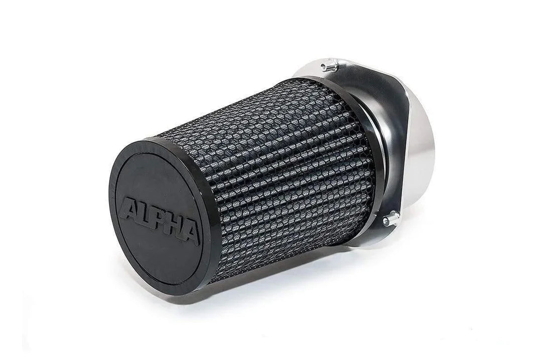 AMS Alpha Performance Air Filter and CNC Aluminum Adapter | Mercedes Benz AMG M133
