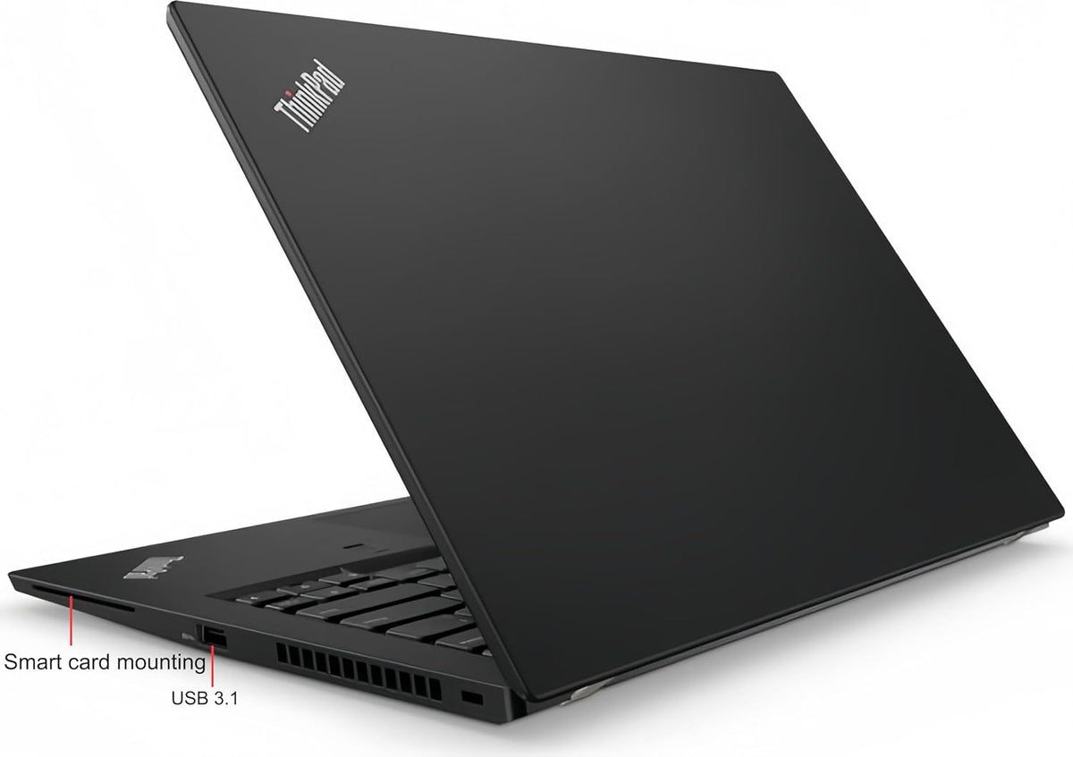 Lenovo ThinkPad T480s Business Laptop 14" FHD (1920 x 1080) Intel Core i7-8650U up to 4.2GHz DDR4 RAM 16GB SSD 512GB CAM Bluetooth Windows 11 Pro (Renewed)