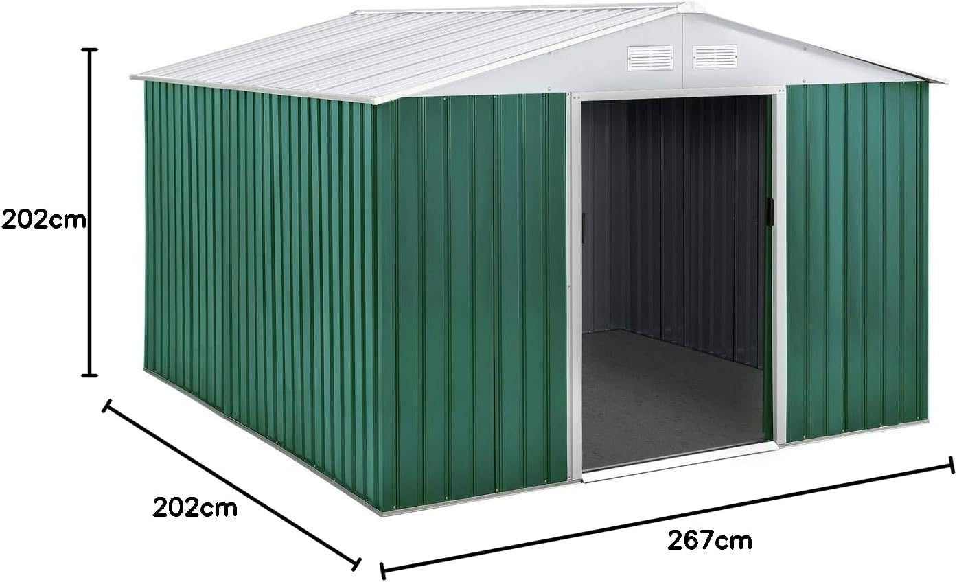Rosas Metal Garden Shed - 7.06 M²