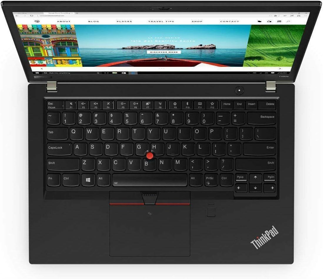 Lenovo ThinkPad T480s Business Laptop 14" FHD (1920 x 1080) Intel Core i7-8650U up to 4.2GHz DDR4 RAM 16GB SSD 512GB CAM Bluetooth Windows 11 Pro (Renewed)