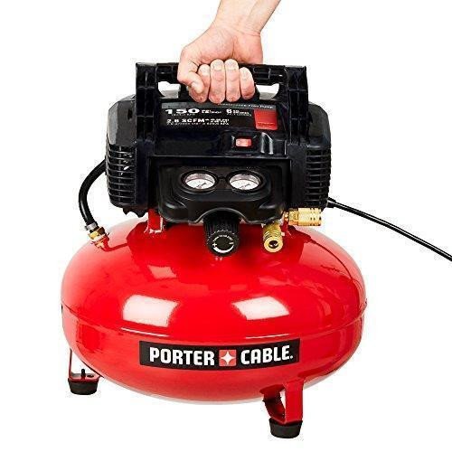 2025 Air Compressor, 6 Gallon, Pancake, Oil Free (C2002) -