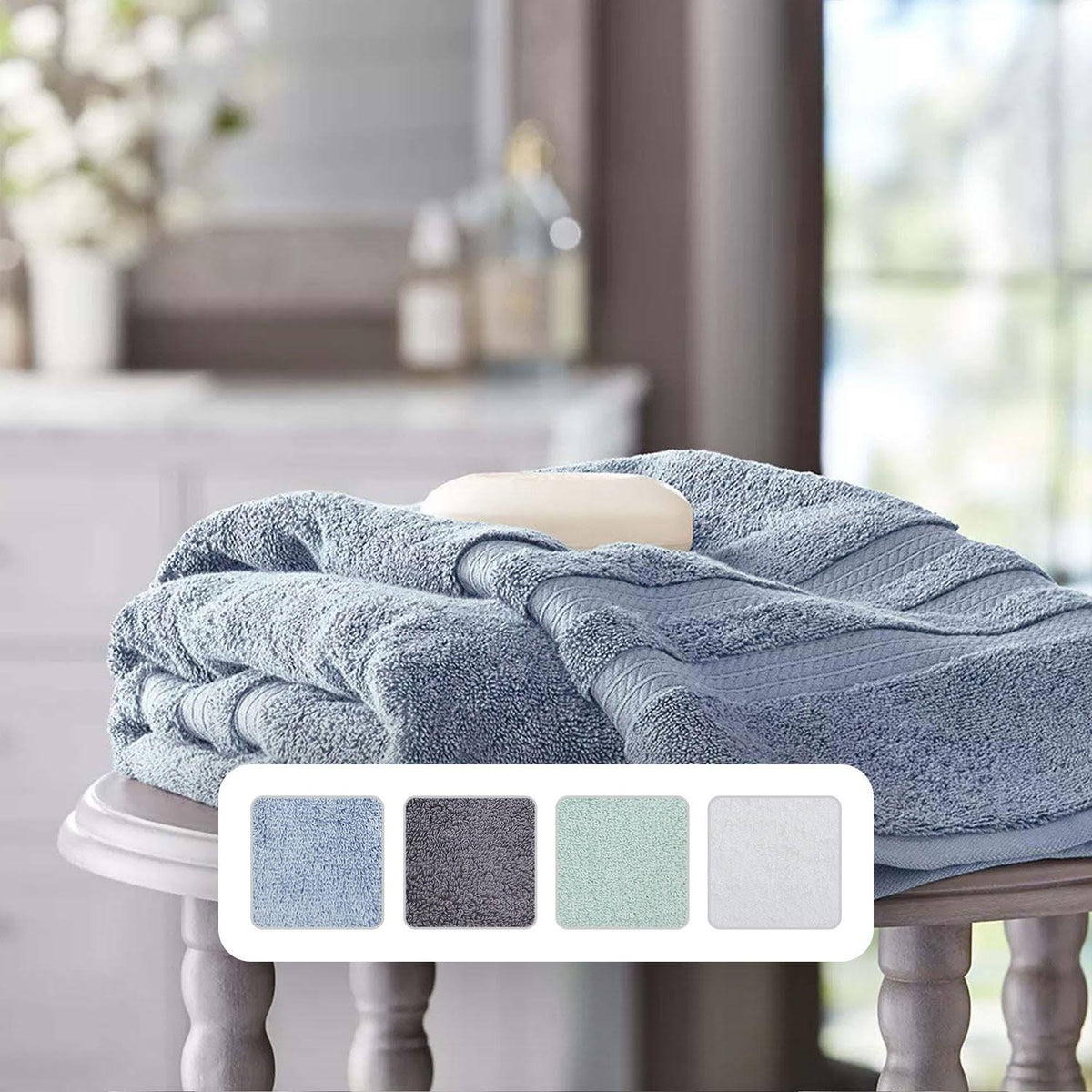 Member's Mark Bath Towel - Blue - Product image 1