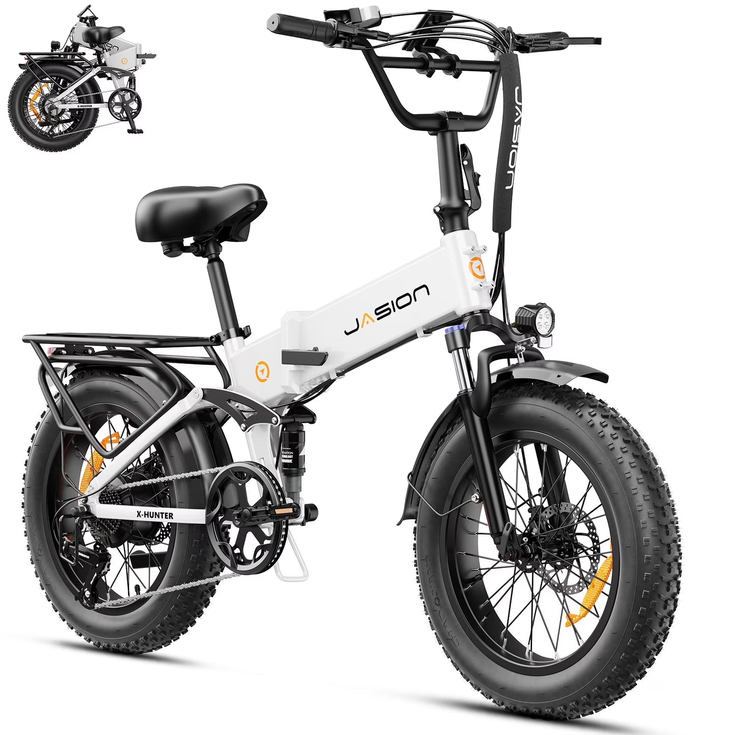 Jasion X - Hunter Electric Bike for Adults, 750W Motor Electric Bicycle with 48V 13AH Removable Battery - Product image 5