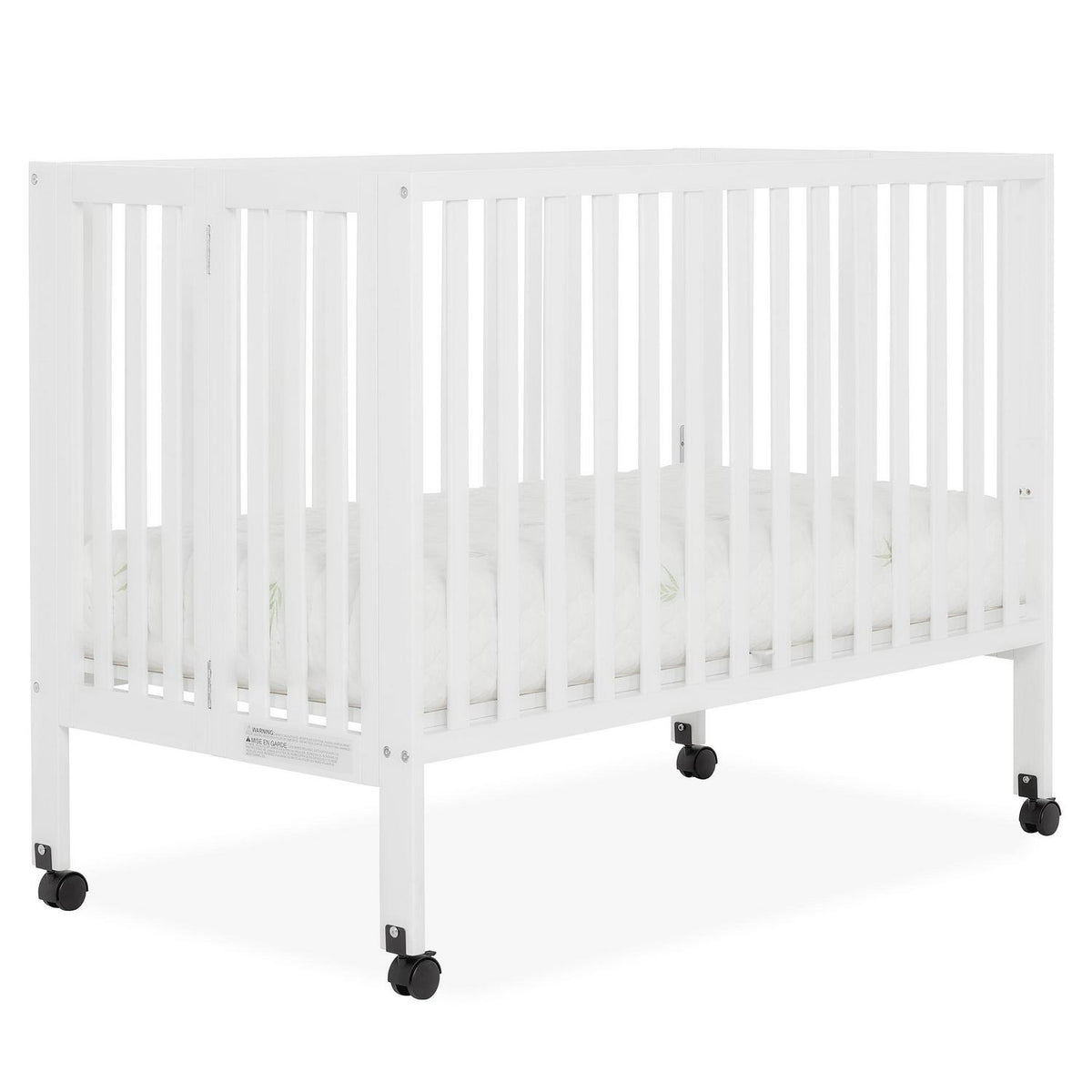 Dream on Me Quinn Full - Size Folding Crib. Removable Wheels. Modern Nursey. Adjustable Mattress Support - Product image 1
