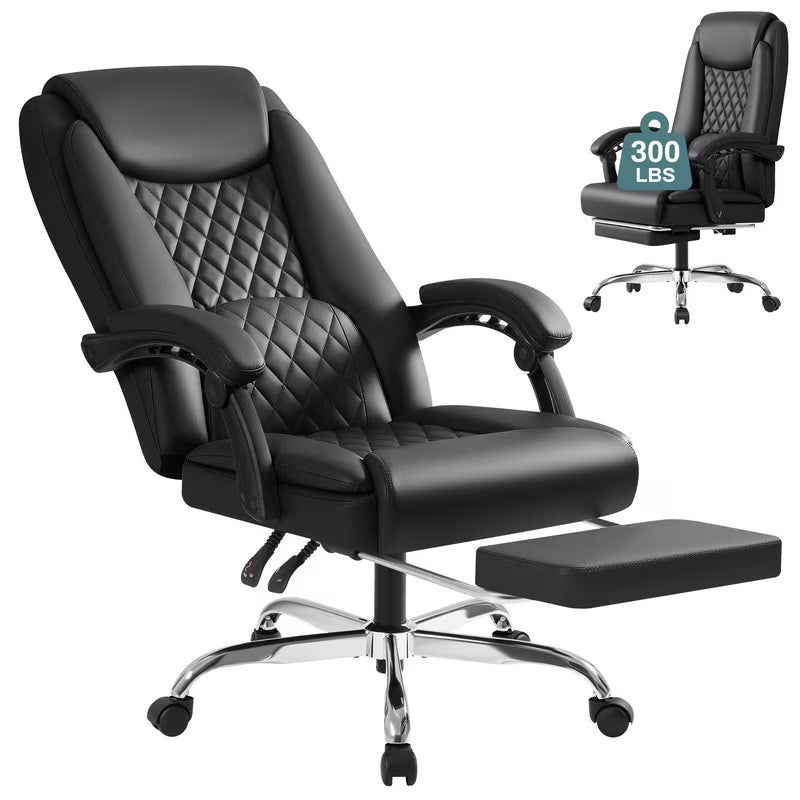 Homall Home Office Chair Adjustable Executive Leather Chair with Arms Ergonomic High Back Cushion Lumbar - Product image 1