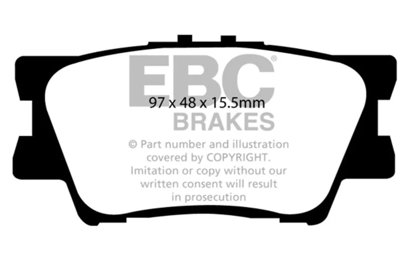 EBC - Rear Greenstuff Pad PN DP61793