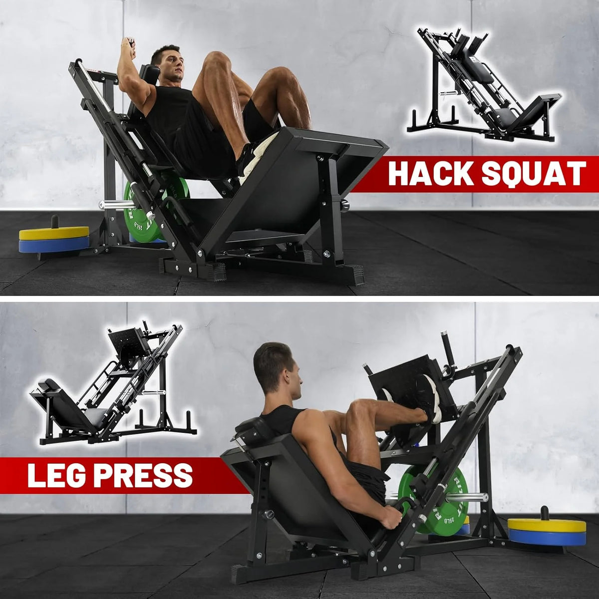 Ritfit Leg Press Hack Squat Machine, Professional Adjustable Leg Press Machine for Home Gym with Linear - Product image 18