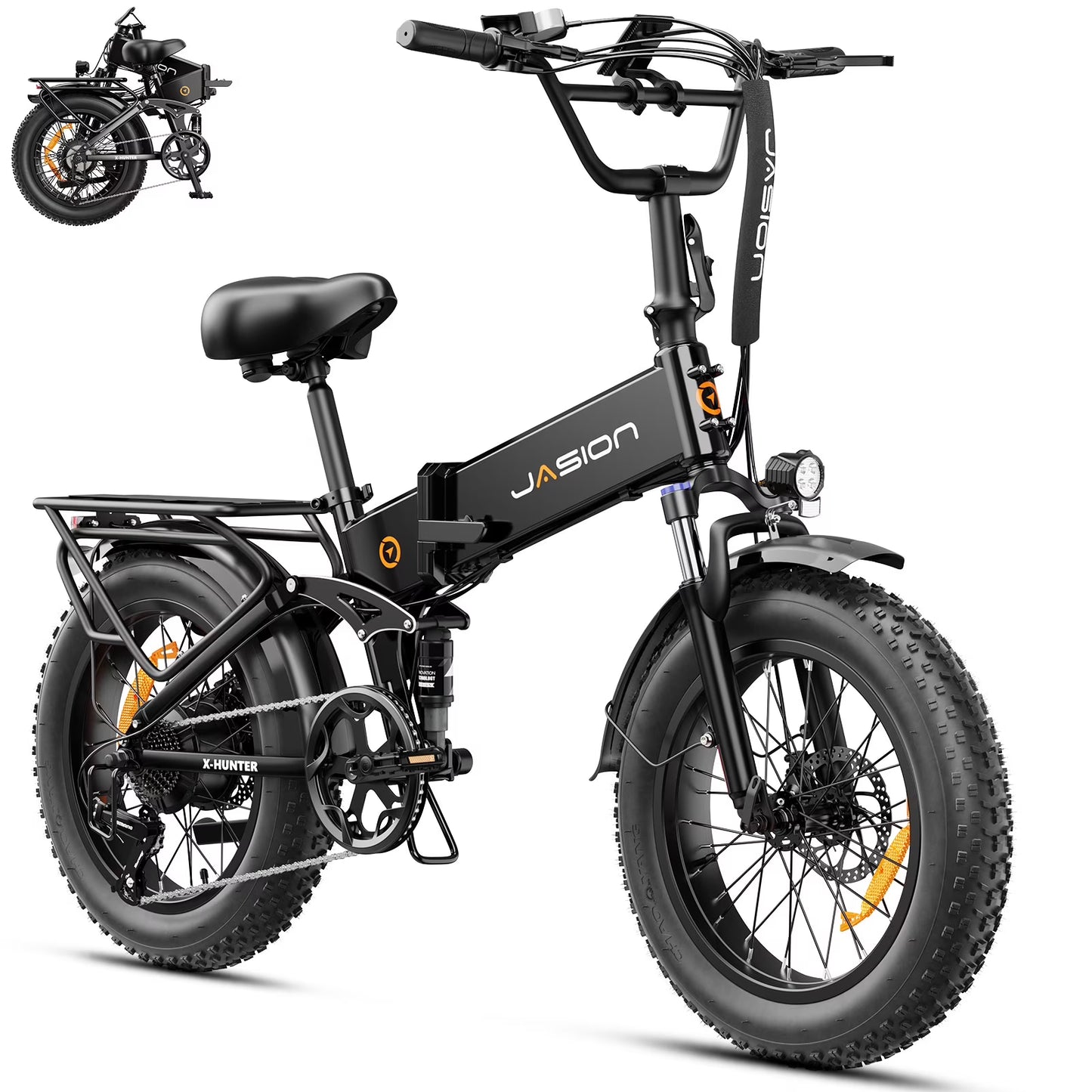 Jasion X - Hunter Electric Bike for Adults, 750W Motor Electric Bicycle with 48V 13AH Removable Battery - Product image 7