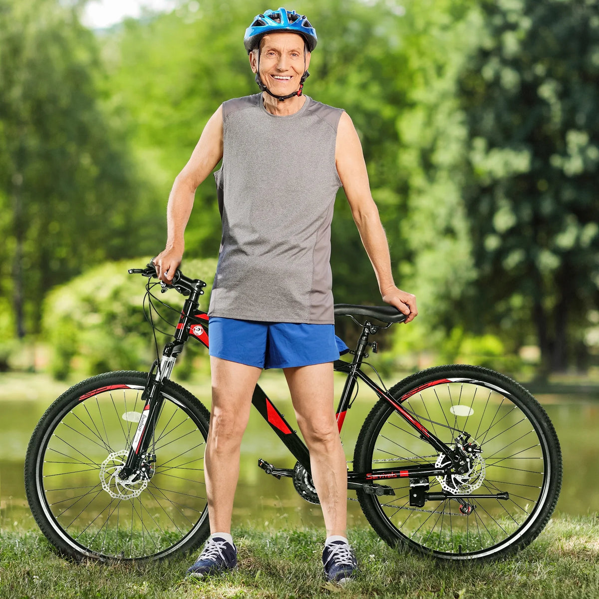 26 in 21 Speed explorer Red Black Mountain Bike - Product image 7