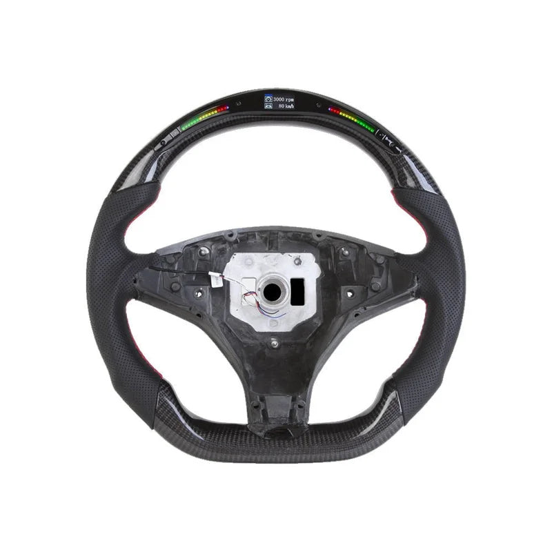 Custom carbon fiber Alcantara steering wheels for Tesla Model X/S 2016-2020【Style 14】